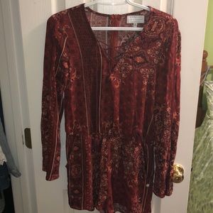 Long sleeve romper! WORN ONCE !!